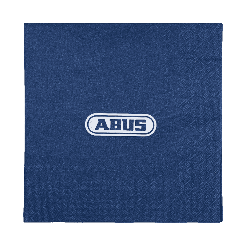 33x33 Custom Navy servietter med hot stempling SJ4301